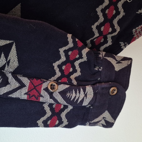 Vintage Polo Ralph Lauren Aztec Southwestern Navajo Moose Shirt Size L - Picture 3 of 5